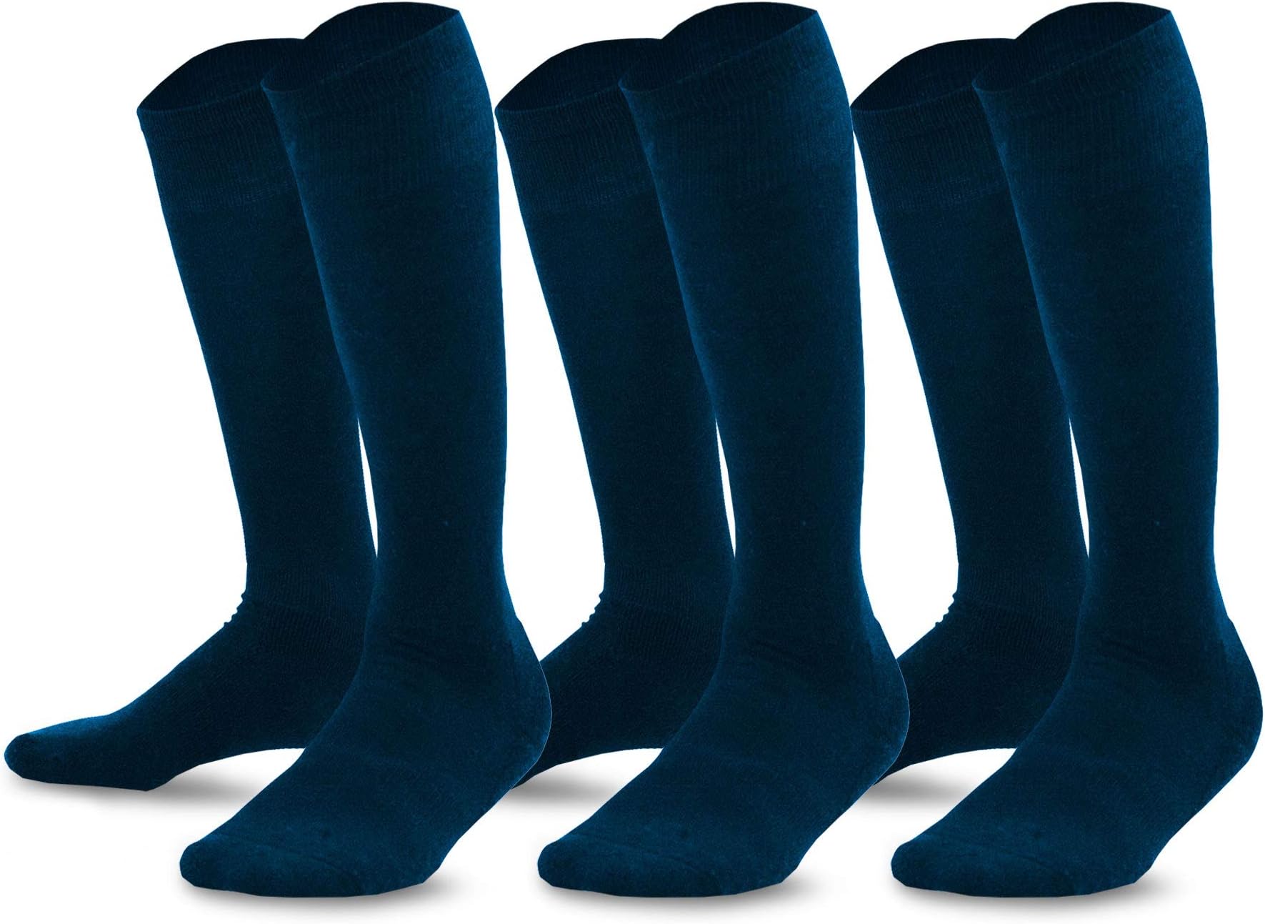 TeeHee Bamboo All Sports Half Cushion Socks with Arch Support 3-Pairs Pack