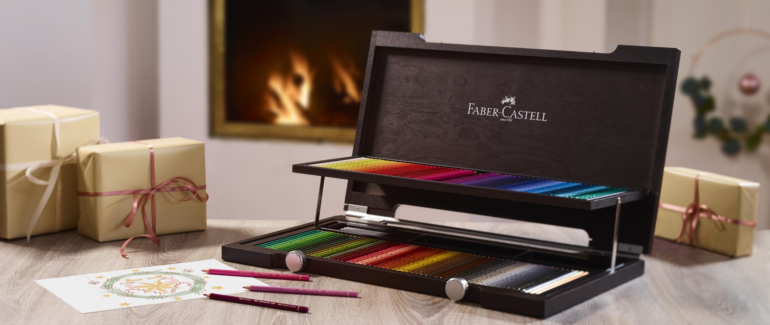 Faber-Castell Polychromos® Artists' Color Pencils - Wood Case of 120