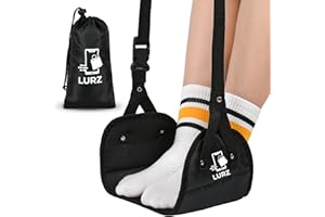 Lurz Airplane Foot Hammock – Comfy Foot Rest for Airplane | Flight Essentials & Travel Accessories, Best Airplane Gadgets for