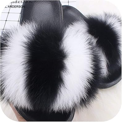 raccoon fur slides amazon