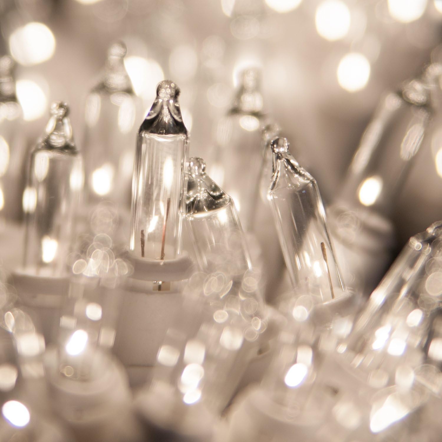 Kringle Traditions White Wire Christmas Lights, Wedding