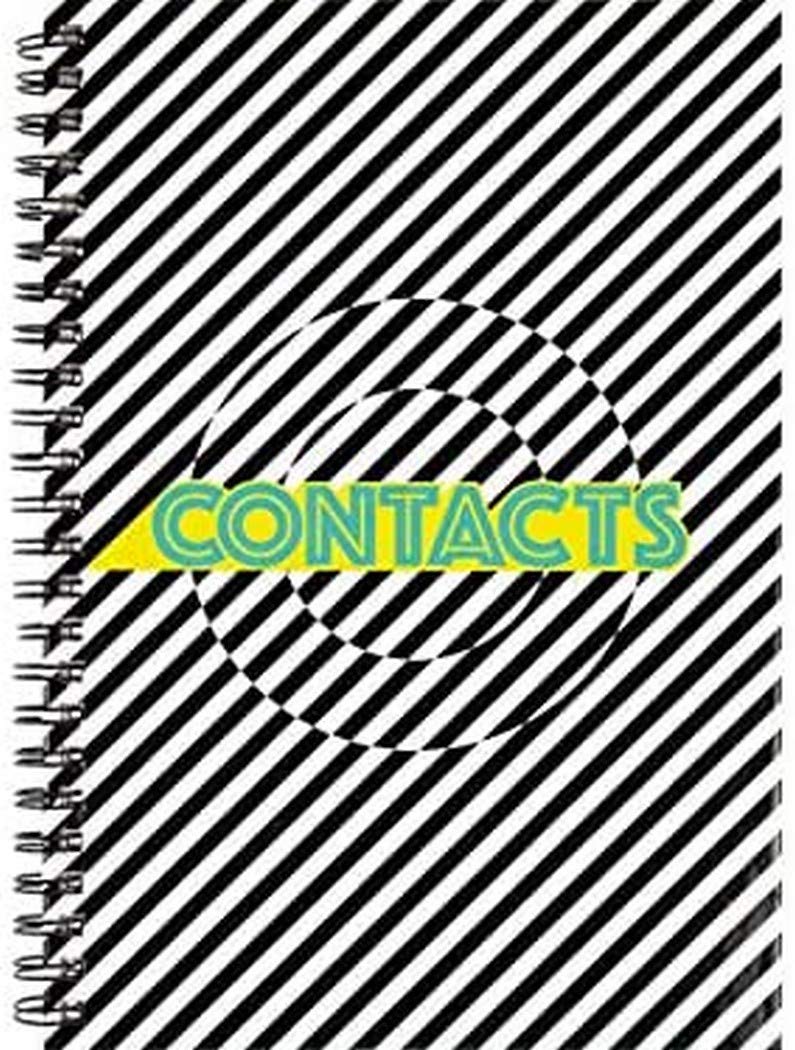 Kangaro A5 Hardc Address Book 80 Pages Spiral Bound Assorted