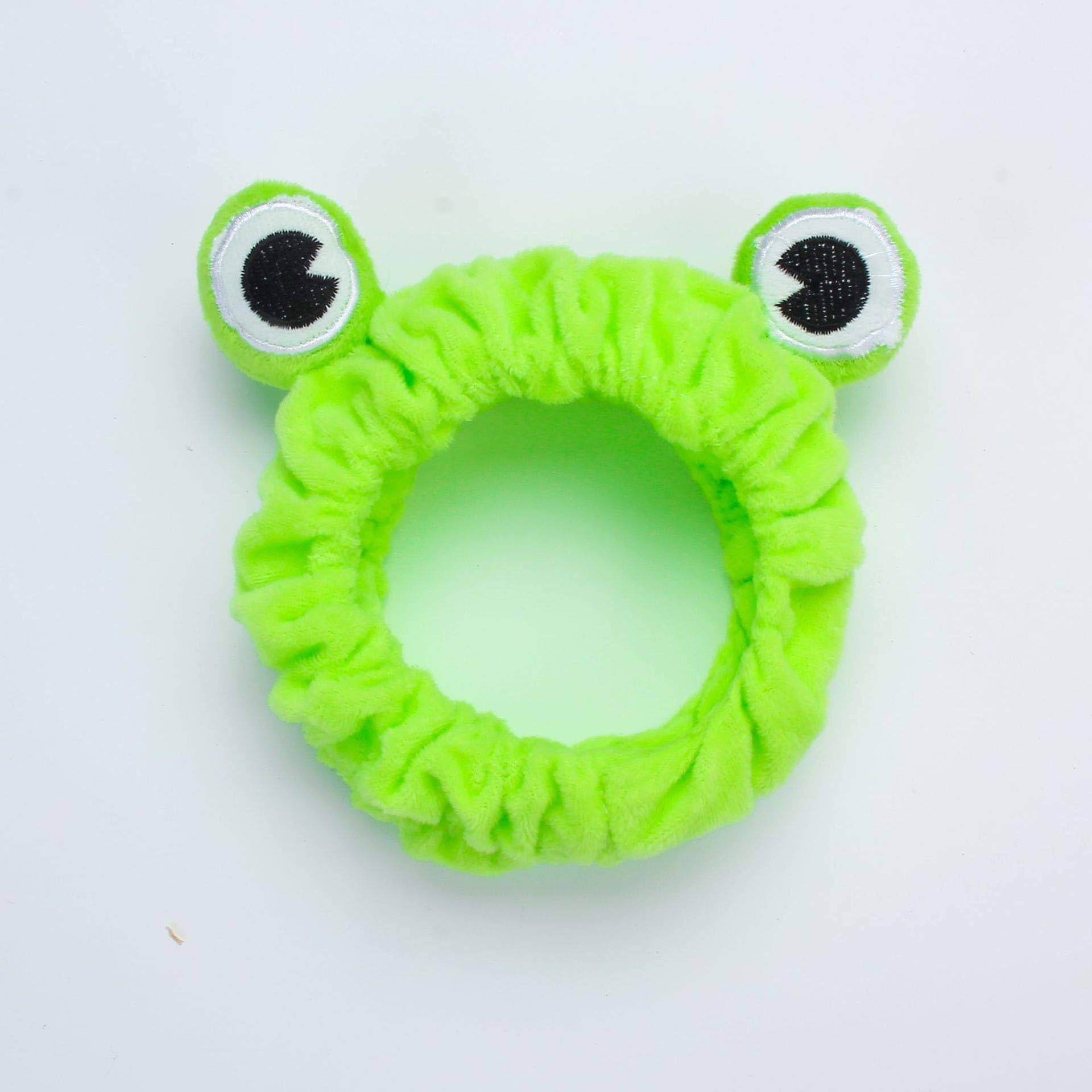 CFADAI Washing Hair Band,Hair Band Funny Frog Hair Band Self-Timer Headband Elastic Elastic Wide-Brimmed Animal Headband Party Jewelry Ladies Makeup Wash Headband Tiara Headscarf