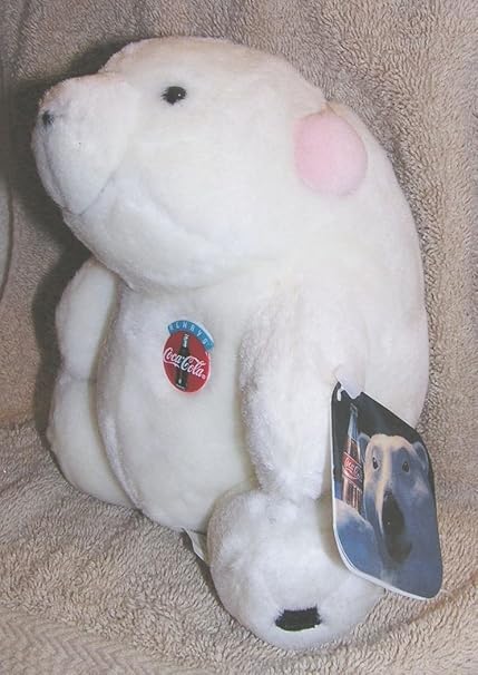1993 coca cola plush bear
