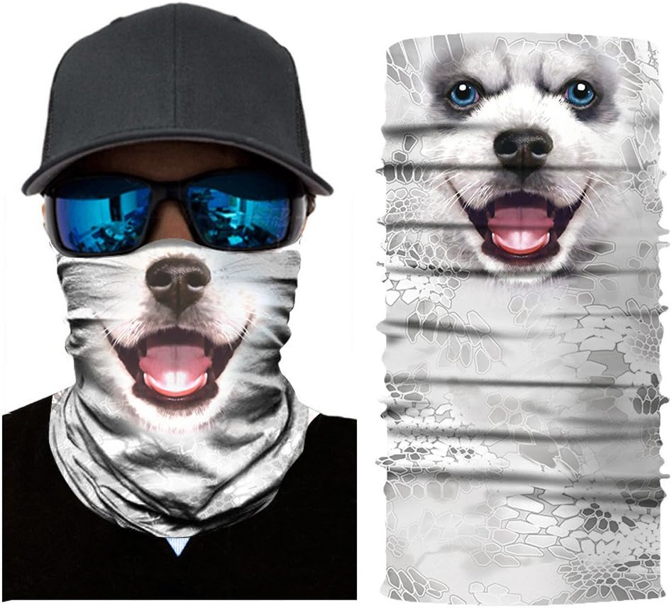 ATRISE Unisex Rave Bandana Face Scarf Neck Gaiter Tube Headwear for Women Men Headscarf,Motorcycle Balaclava Dustproof