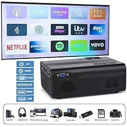 Living Enrichment Mini Projector, Built-in Dual