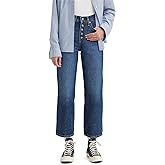 Levi's Womens Snap Ribcage Straight Ankle Jeans