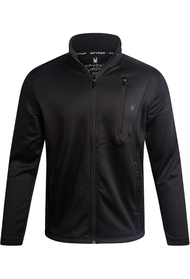 Amazon.com: Spyder Men's Raider Full Zip Sweater, Black-F20 Medium