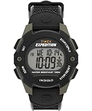 Timex Men's Expedition 41mm Watch - Black Strap Digital Dial Green Case