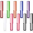 Patelai 10 Pieces Hair Cutting Comb Fine Tooth Styling Barber Styling Hair Clipper Cutting Comb for Home Salon Barber(Eye-catching Colors)