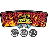 Speed Stacks | G5 Black Flame StackMat (Timer and Mat) | Accuracy to 0.001 Seconds, Batteries Included | Endorsed by Sport Stacking and Cubing associations