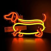 Dachshund Neon Sign Cute Dachshund Neon Light LED Sign for Wall Decor,Animal Wiener Dog Neon Sign for Kids Gifts Game Room Party Man Cave Birthday Gift