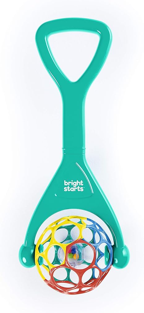 Bright Starts, 2 en 1 Oball Pelota Juguete con Sonajero: Amazon.es ...