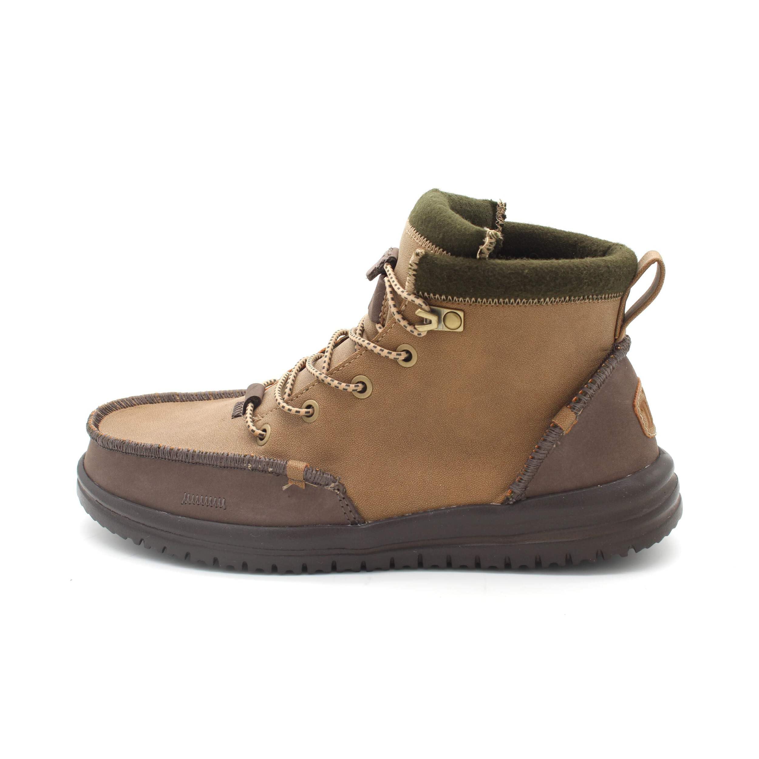 HEYDUDE Men's Bradley Classic Tumbled Nut 7 Medium Image