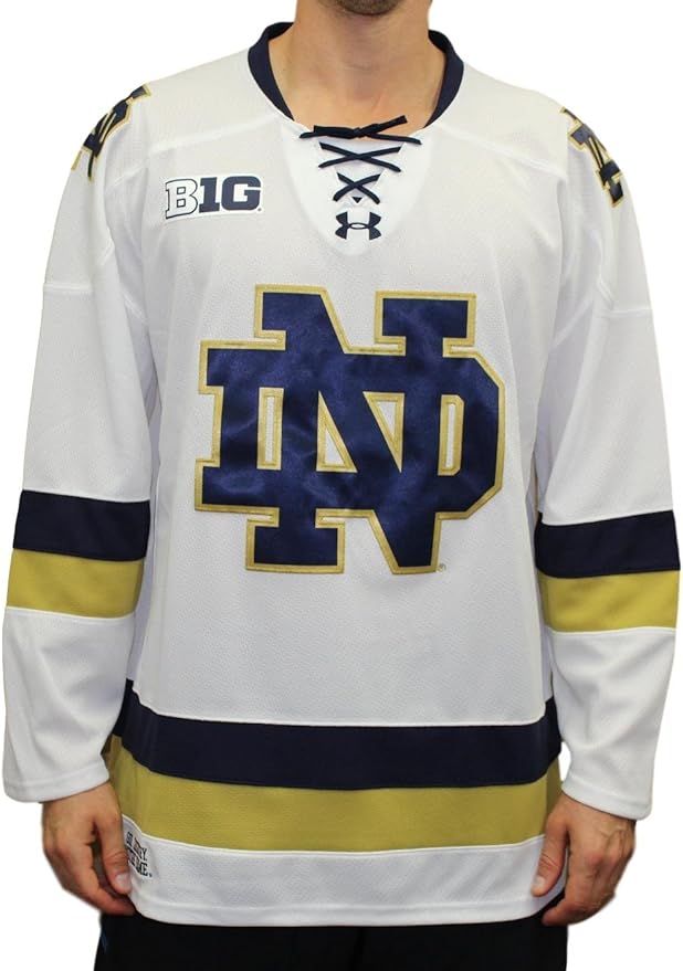 Notre Dame Fighting Irish Under Armour NCAA Men's White Hockey Jersey