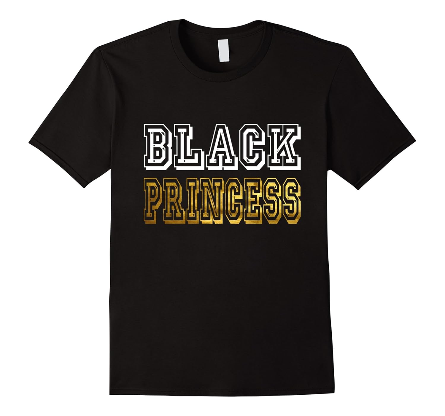 BLACK AFRICAN AMERICAN PRINCESS DAUGHTER T-SHIRT-ANZ