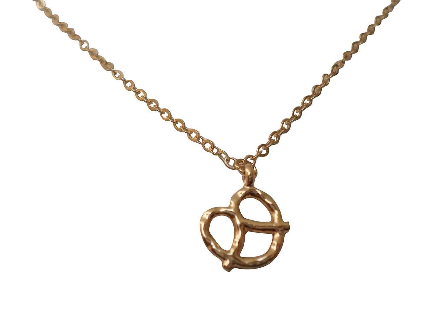 Zoe Xander Petite Gold Toned Pretzel Necklace