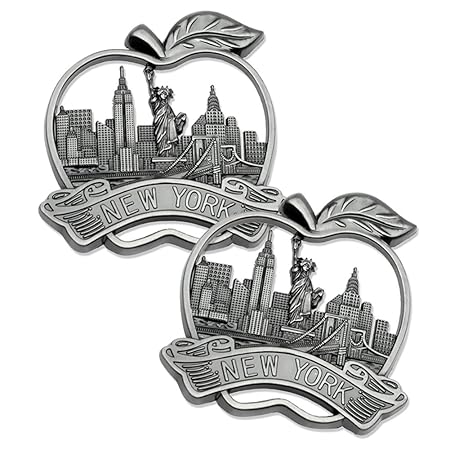 2 x Big Apple de nueva york ciudad Empire State, Estatua de la ...