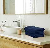 Utopia Towels 8 Piece Set Navy 2 Bath 2 Hand 4 Washcloths Cotton view 6