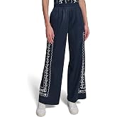 Karl Lagerfeld Women's Floral Embroidery Pant
