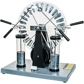EISCO Premium Wimshurst Generator - up to 75,000 Volts - Includes 2 Leyden Jars - Electrostatic Motor, Wimshurst Machine