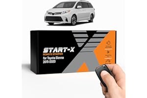 Start-X Remote Starter for Toyota Sienna 2015-2020 Key Start || 3X Lock to Remote Start || 2015 2016 2017 2018 2019 2020