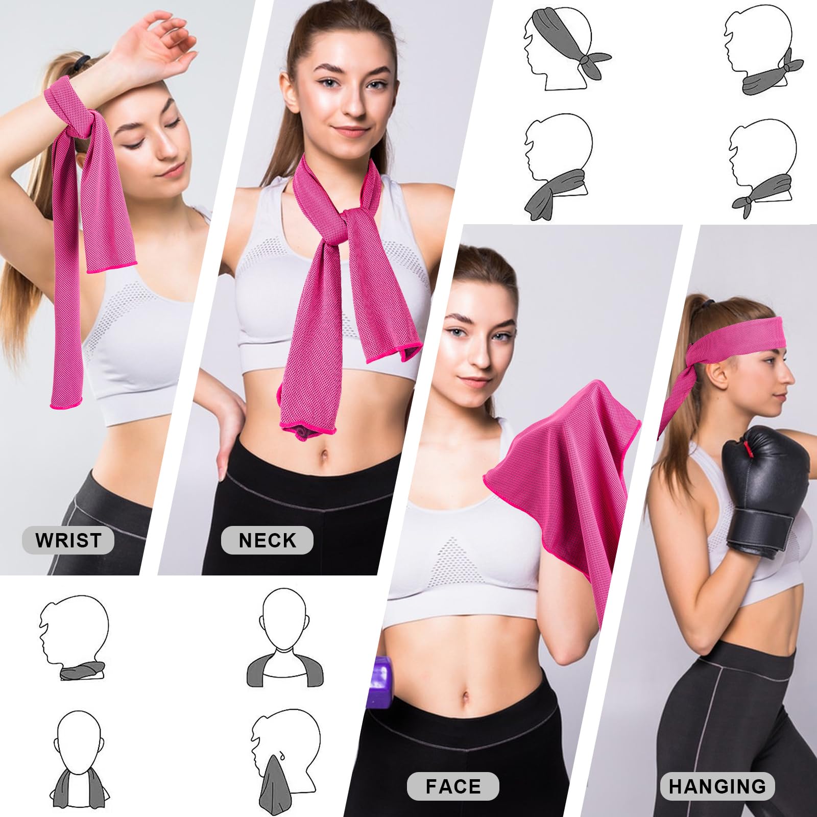 4 Pack Cooling Towel (40