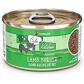 Weruva Cats in the Kitchen, Lamb Burger-ini with Lamb Au Jus Cat Food, 3.2oz Can (Pack of 24)