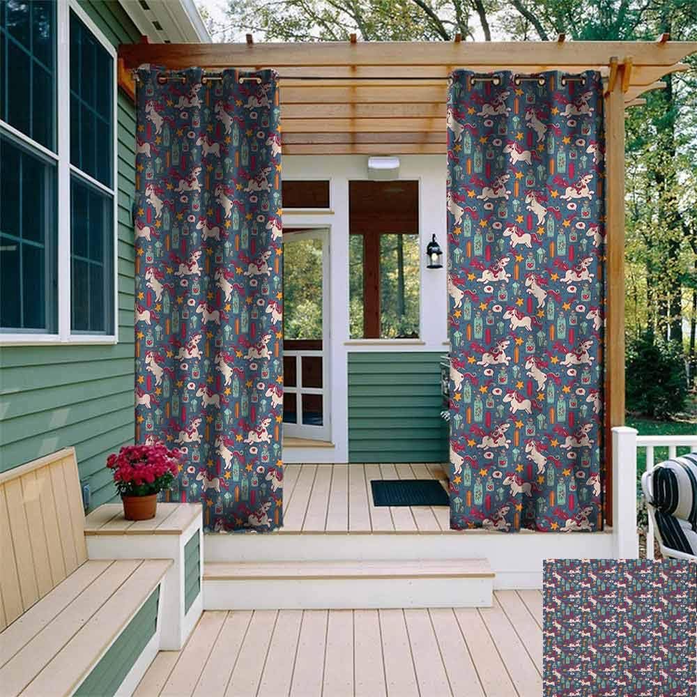 Cortina de puerta para niños, diseño de estrellas, corazones, arco iris