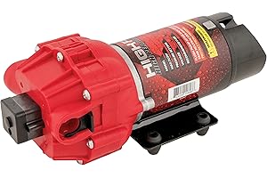 FIMCO 5151088 High Flo 12Volt Demand Diaphragm Pump (Upgrade), 4.5GPM, 60PSI, Can Use with Roundup