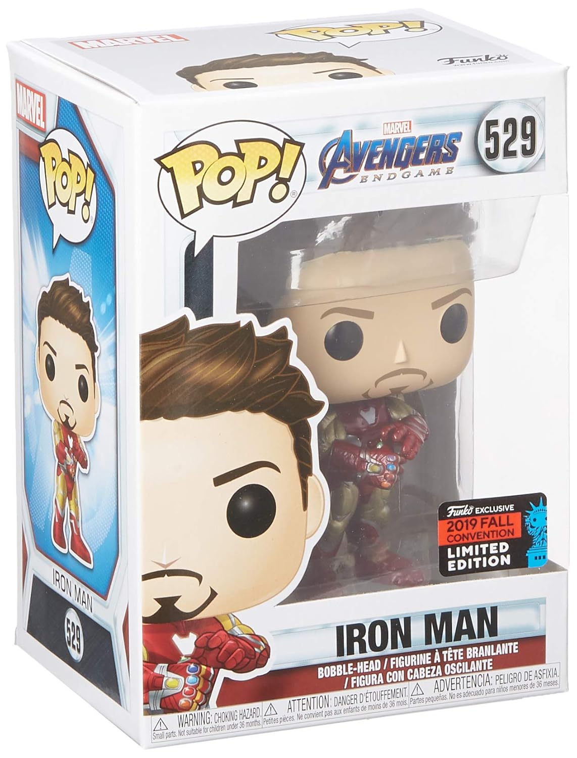 Buy Funko Pop Marvel Avengers Endgame Tony Stark With Gauntlet Fall Convention Exclusive Online At Low Prices In India Amazon In