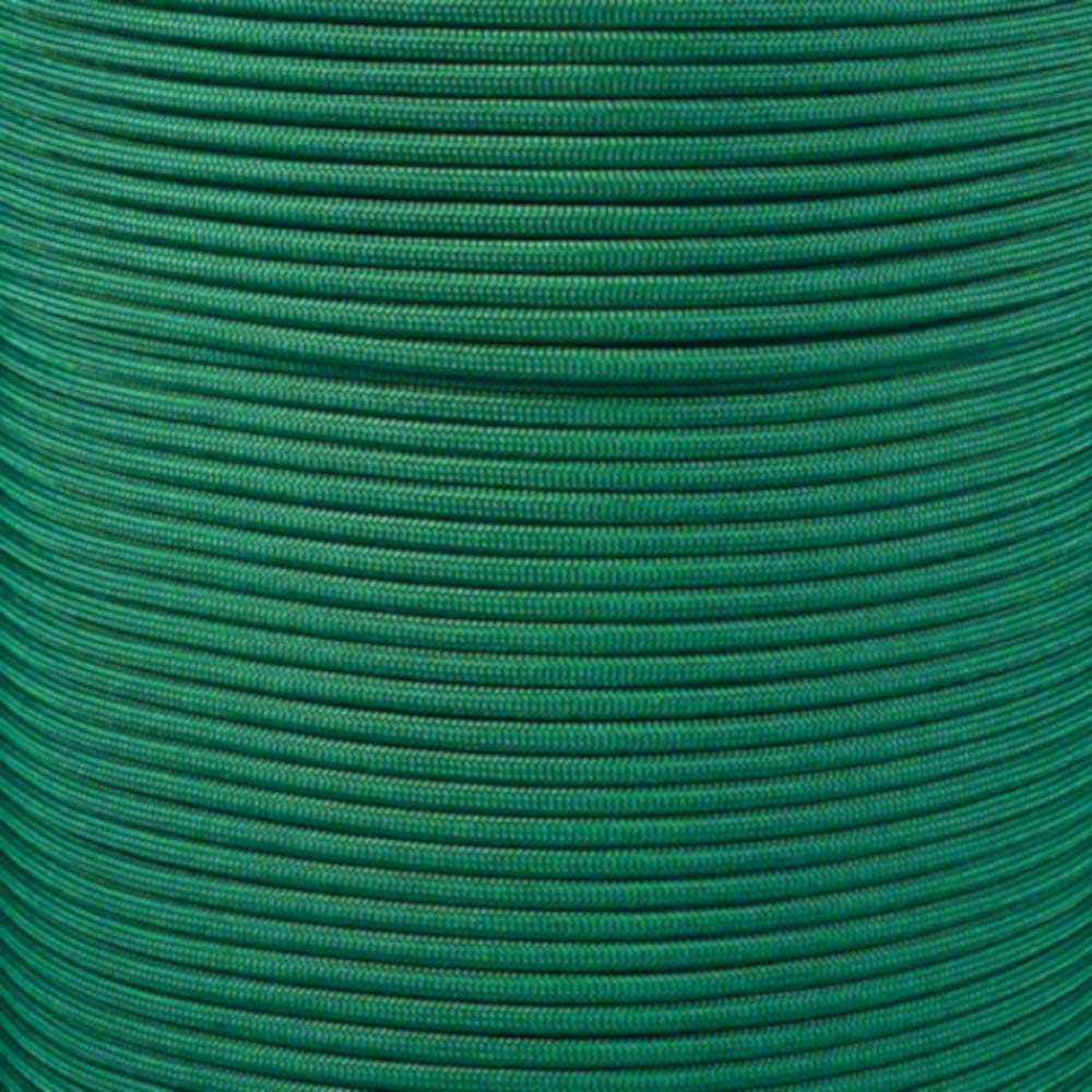 PARACORD PLANET 550 Lb, 100' Foot Hank, Kelly Green Parachute Cord.
