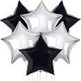Star Wars Balloons KatchOn, Metallic Silver Star Balloons - 18 Inch, Pack Of 6 Silver Balloons