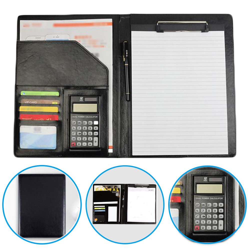 Dproptel Ring Binder Portfolio With 12Bit Calculator , Conference