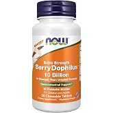 NOW Supplements, BerryDophilus&trade;, 10 Billion, 10 Strains, 50 Chewables