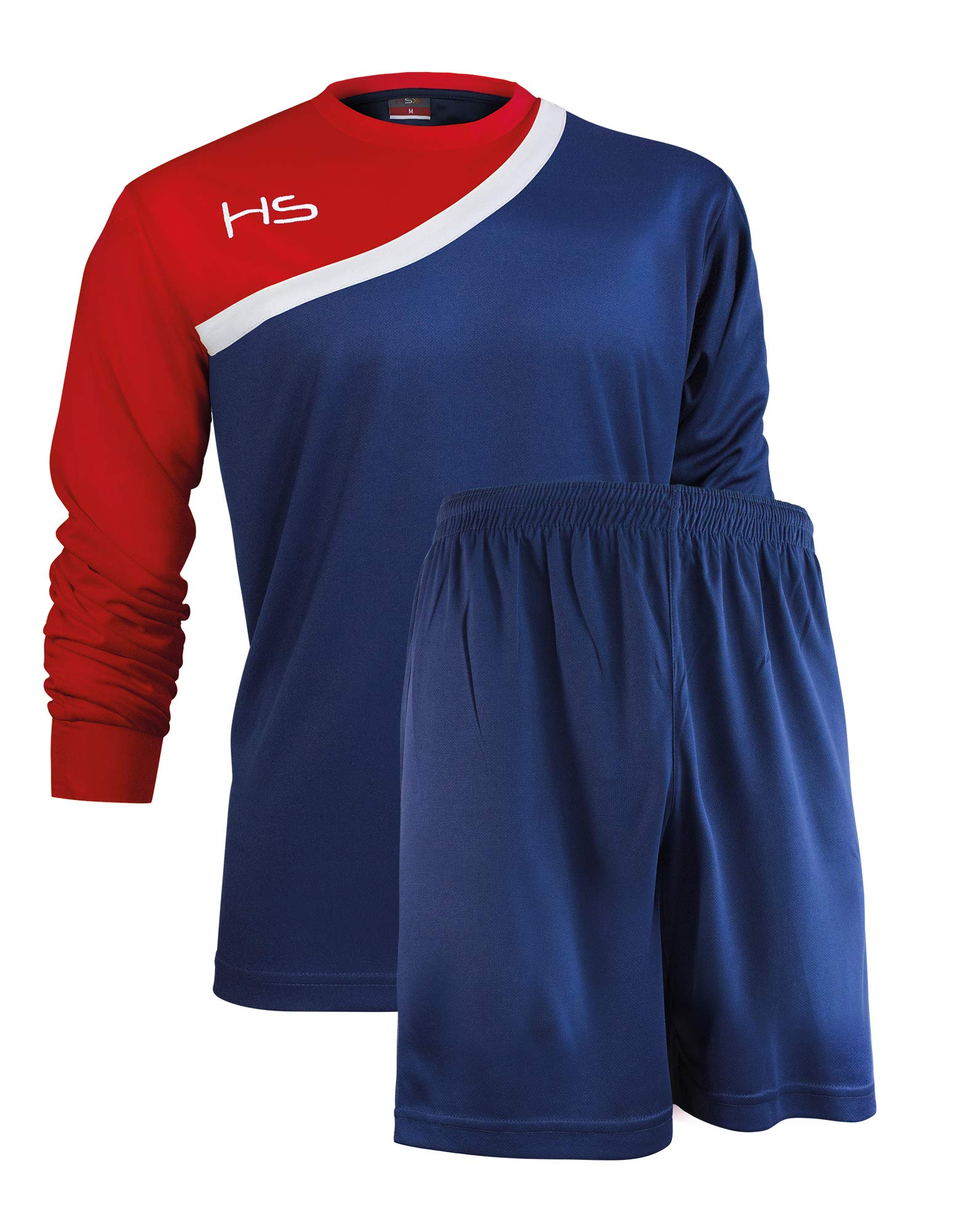 HS F15 Passion Kit, Football Unisex Adult, unisex_adult, HTF15AL9990-3XL, Bianco-Blu Navy-Rosso, 3XL
