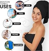 GC GAVENO CAVAILIA 8 Piece Towel Bale Set 450 GSM Black Cotton Towels view 3