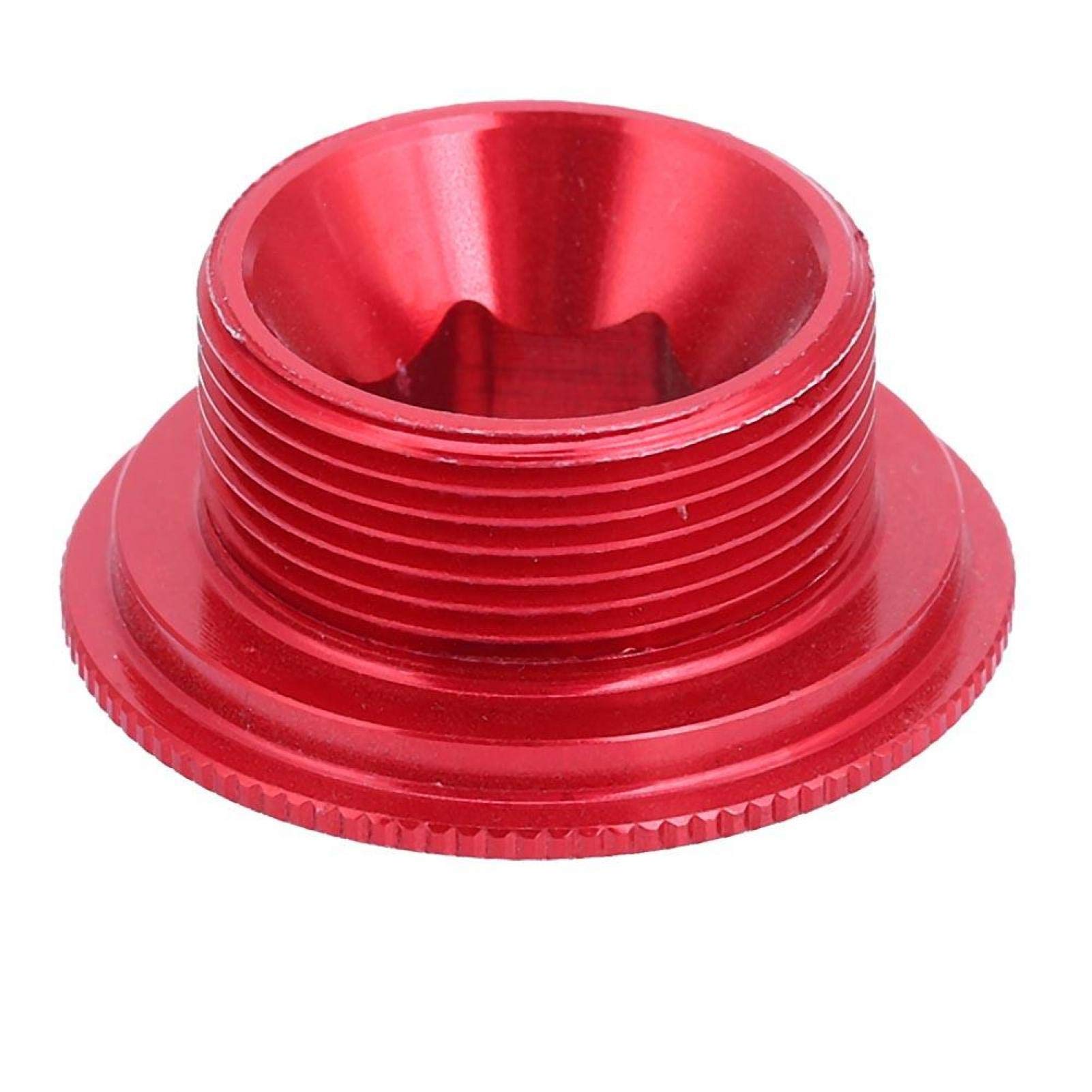 Crank Bolt Crank Arm Bolt for Mountain Road Bike Bracket Cap M20*10 Crankset Screw BB Axis Screws(red)