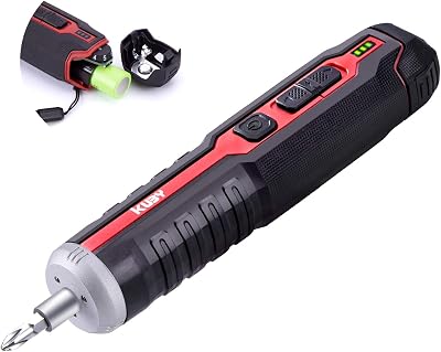 Ikuby 4V Cordless Electric Screwdriver 2000mAh Removable Battery Circuit Sensing