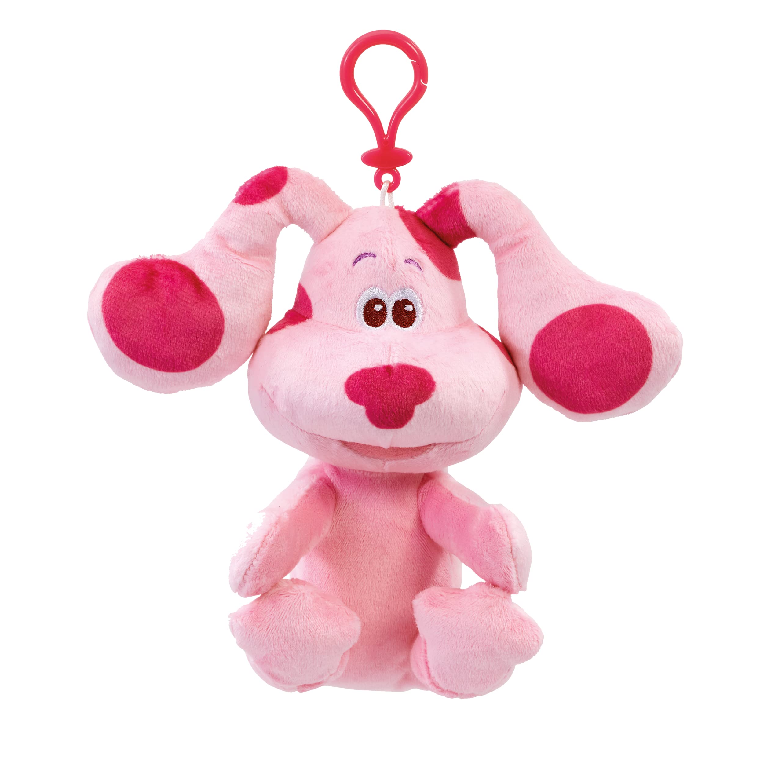 Blue's Clues & You! BLU20411 Blue's Clues and You Clip-on Plush Coin Purse in CDU-Magenta, Pink