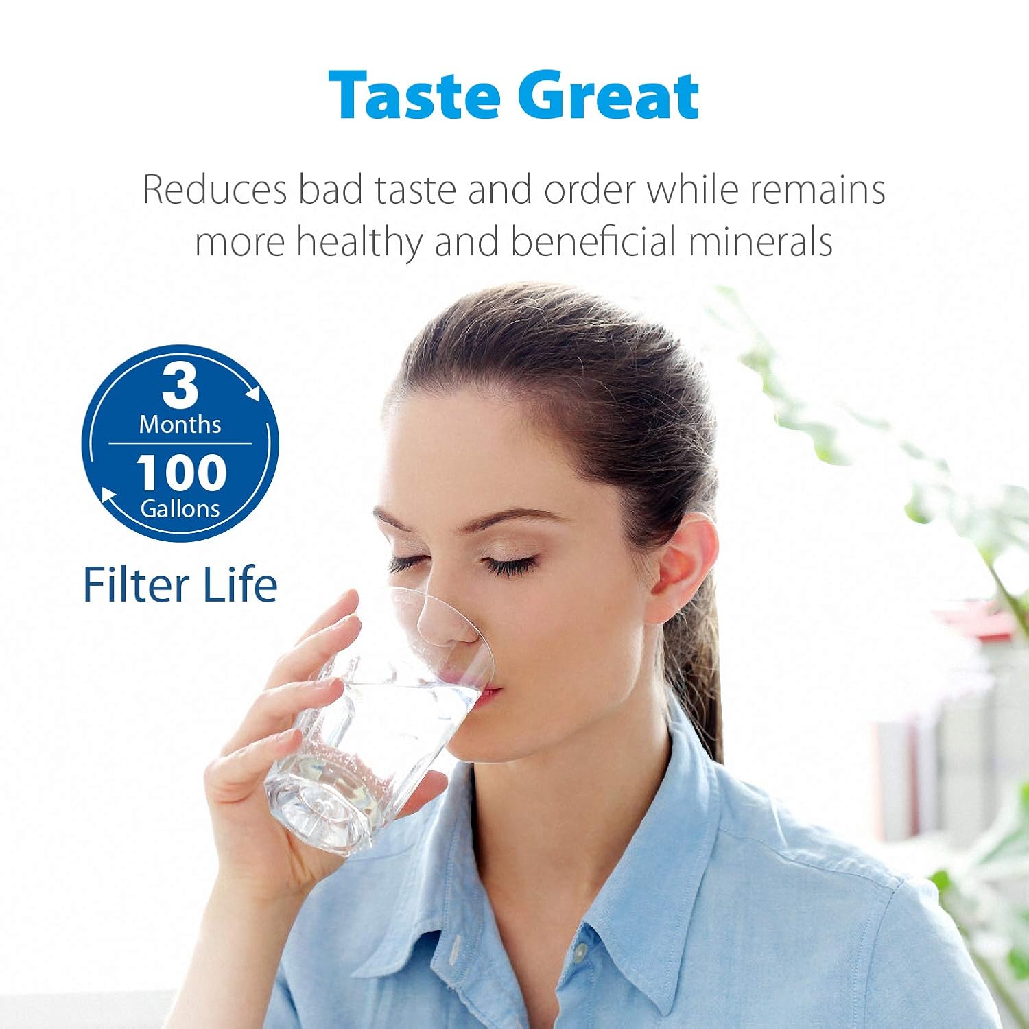 Waterdrop RF-9999 Water Filter, Compatible with Pur RF9999 Faucet Replacement Water Filter, Pack of 6: Home Improvement