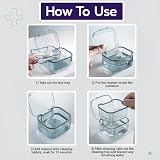 UK BEST BRANDS Retainer Brite Cleaning Kit 96 Tablets Case Blue view 5