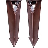 ABS Plastic Ground Stake Spike Replacement for Low Voltage Landscape Light,Outdoor Garden Spotlight Pathway Flood Light,1/2"-14 NPSM Thread