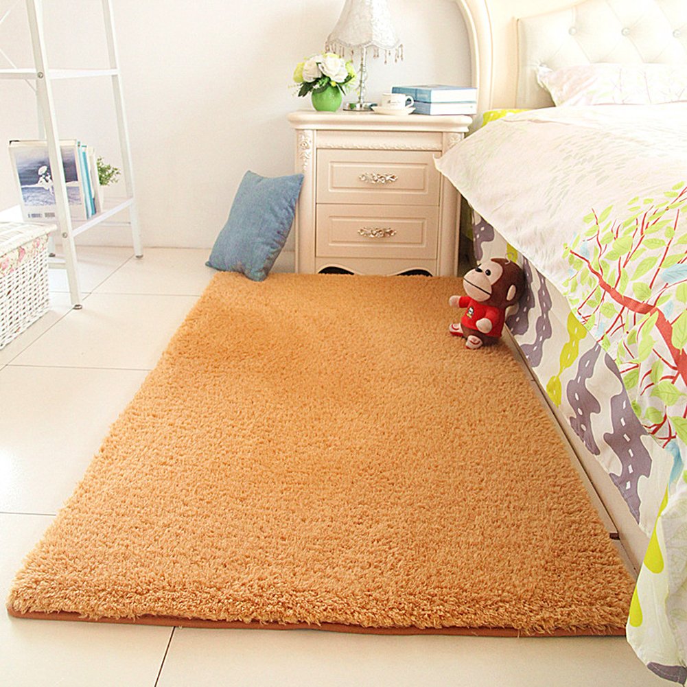 Maxyoyo Super Soft Sherpa Bedside Rug Runners Fluffy Bedroom Rug 31 By 63 Inch Solid Shaggy Runner Rug For Bedroom Non Slip Bedroom Carpet Floor Mat