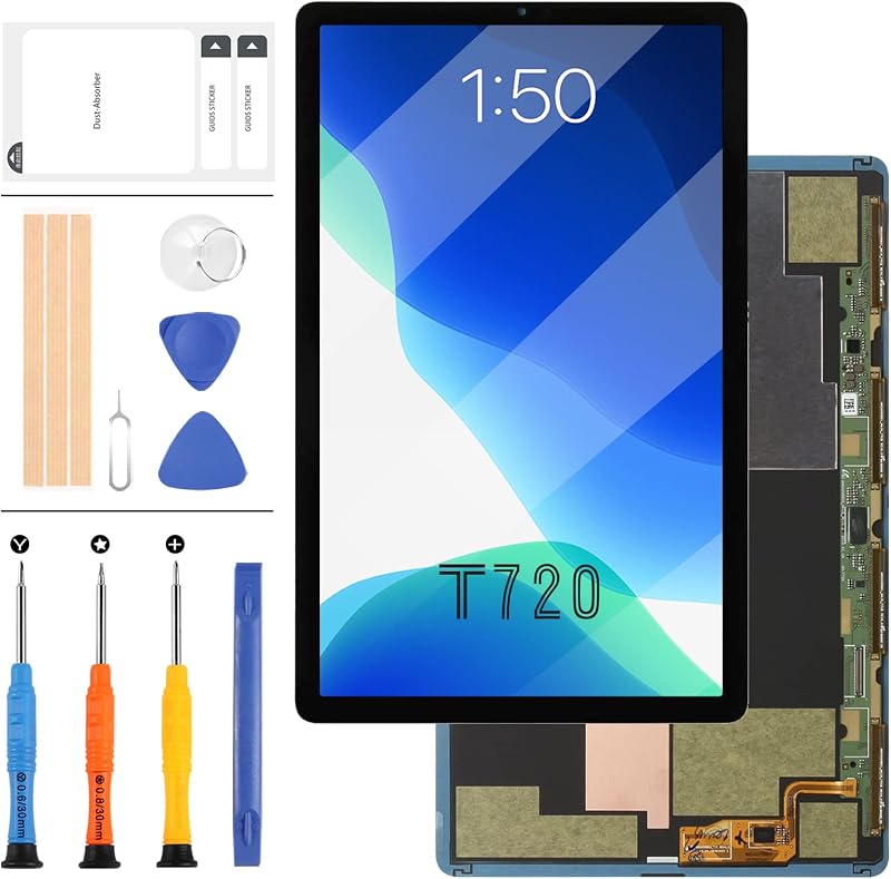 LADYSON Samsung Galaxy Tab S5e T720 T725 LCD Screen Replacement Black