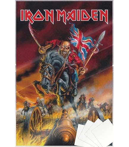 Amazon.com: Large Framed Iron Maiden Somewhere in Time Tour 1987