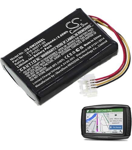 Ricambio Gps Moto Batteria 1800mAh Per Garmin ZUMO 350LM - Modello 361-00059-00, Sostituzione Diretta Ricambio Garmin - 5