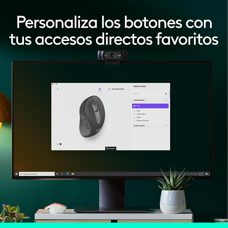 Signature M650 L ratón inalámbrico de tamaño Normal (Grafito)