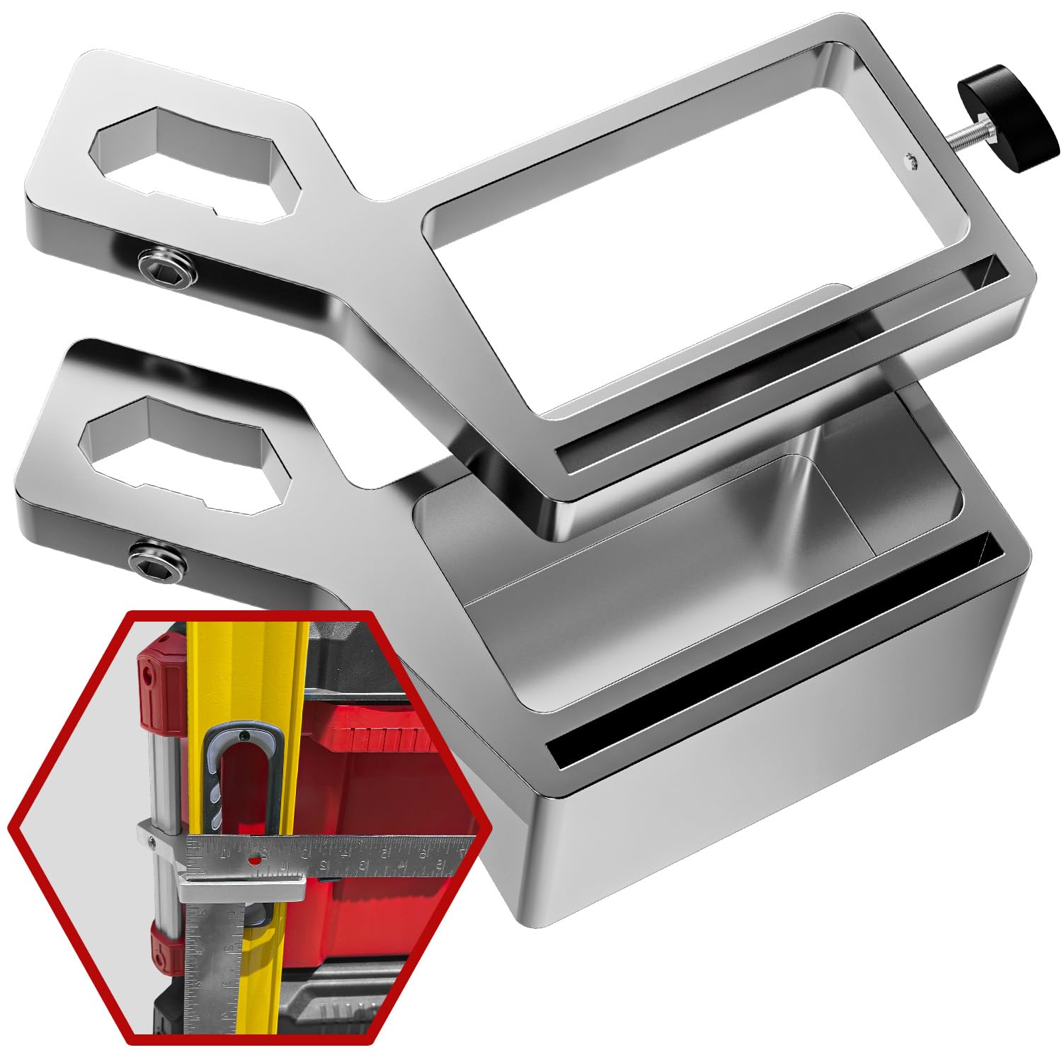 Alpha Engineered Level Mount Holder for Milwaukee Packout Tool Box ...