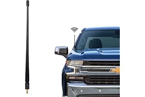Yunukin 13 inch Car Antenna Compatible with Chevy Silverado & GMC Sierra/Denali, Truck Antenna Accessories Replacement, Desig